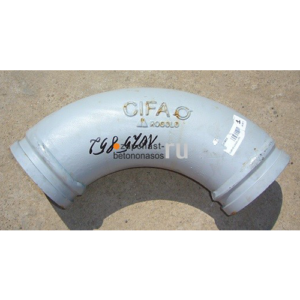 Угол двухслойный DN125/R275 90* Cifa